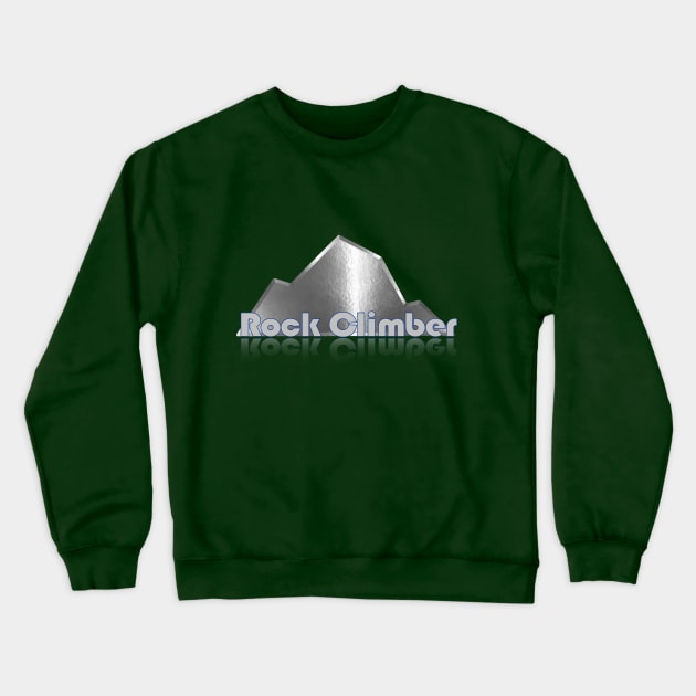 Rock Climber Crewneck Sweatshirt by djmrice